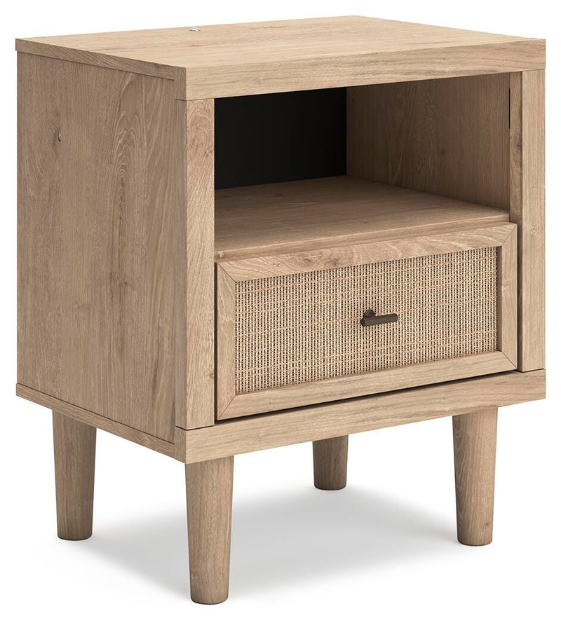 Cielden Two-tone Queen Upholstered Bed, Dresser and 2 Nightstands - B1199B20