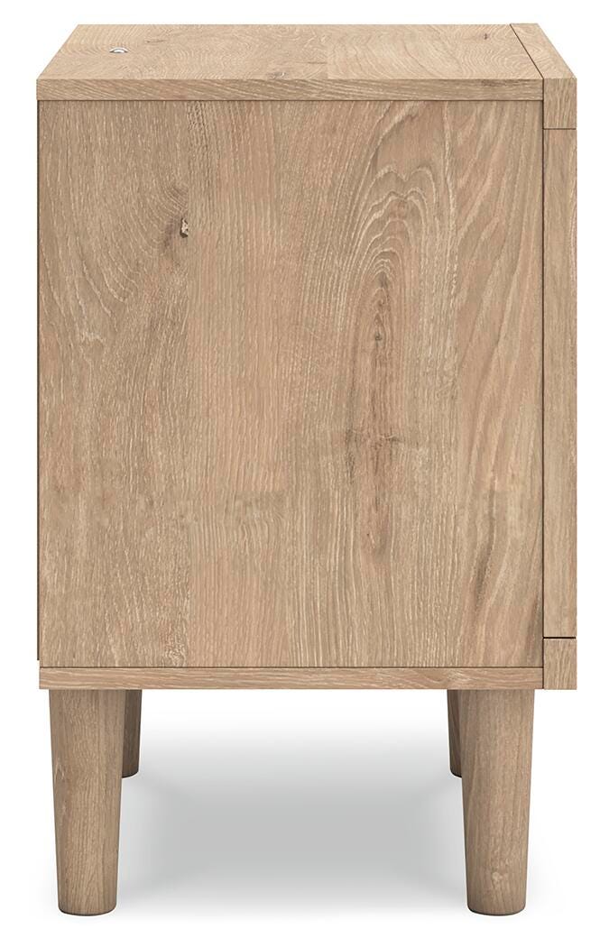 Cielden Two-tone Queen Upholstered Bed, Dresser and 2 Nightstands - B1199B20