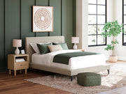 Cielden Two-tone Queen Upholstered Bed, Dresser and 2 Nightstands - B1199B20