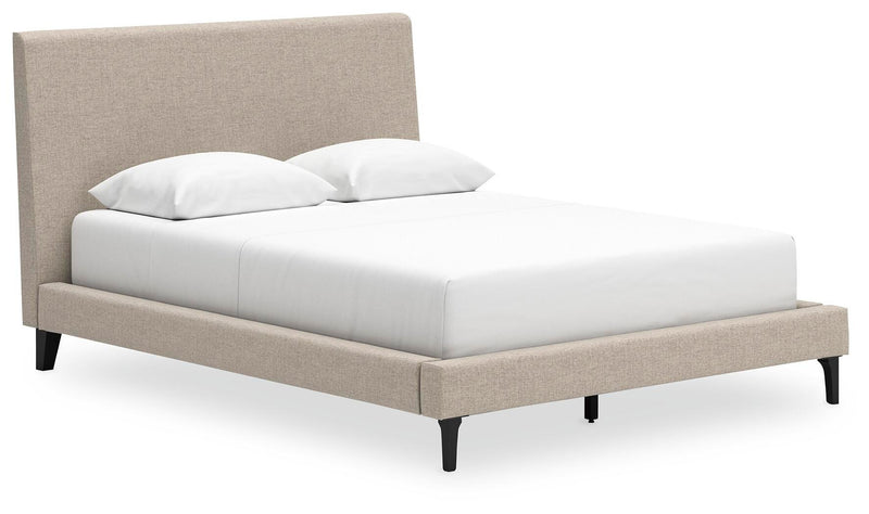Cielden Two-tone Queen Upholstered Bed, Dresser and 2 Nightstands - B1199B20