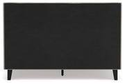 Cielden Two-tone Queen Upholstered Bed, Dresser and 2 Nightstands - B1199B20