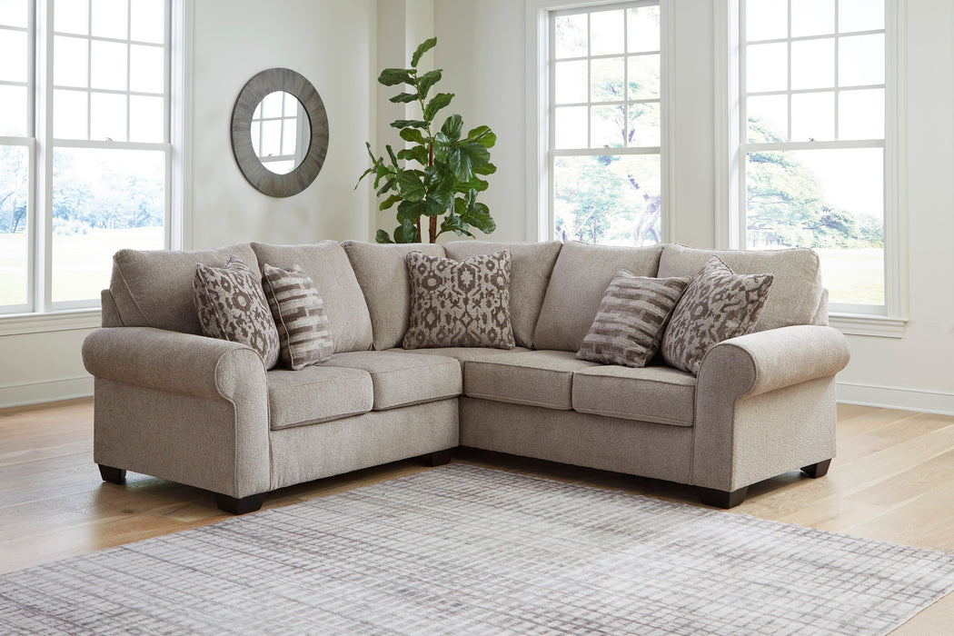 Claireah Umber 2 - Piece LAF Sectional - Gate FurnitureSectional