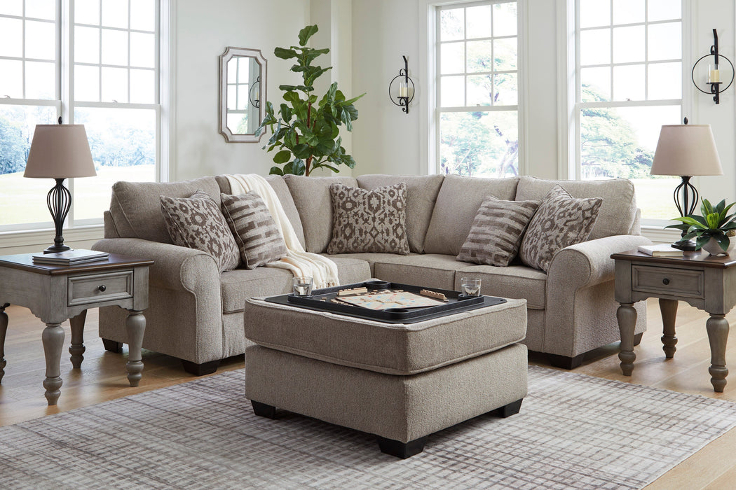 Claireah Umber 2 - Piece RAF Sectional - Gate FurnitureSectional