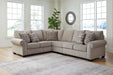 Claireah Umber 3 - Piece LAF Sectional - Gate FurnitureSectional