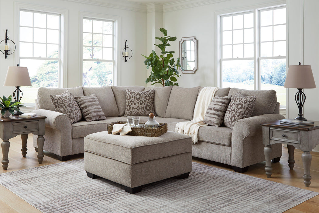 Claireah Umber 3 - Piece LAF Sectional - Gate FurnitureSectional