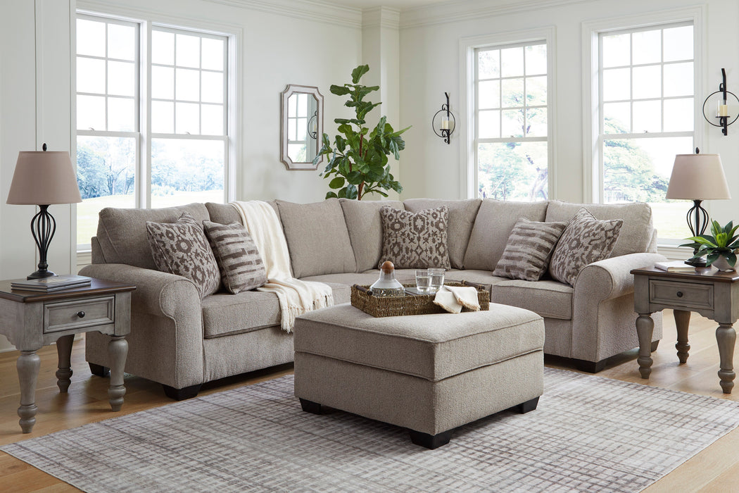 Claireah Umber 3 - Piece RAF Sectional - Gate FurnitureSectional
