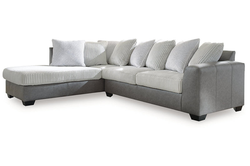 Clairette Court Alloy 2 - Piece Sectional with Chaise - Lara FurnitureSectional