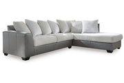 Clairette Court Alloy 2 - Piece Sectional with Chaise - Lara FurnitureSectional