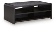 Clanden Black Coffee Table - T1540-1
