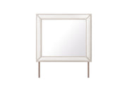 Clara Beige Upholstered Mirror - CLARA-BEIGE-MR