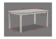Clara Driftwood Dining Set - Lara FurnitureDining Room Set