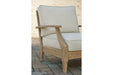 Clare View Beige Lounge Chair with Cushion - Gate FurnitureLounge Chair