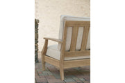 Clare View Beige Lounge Chair with Cushion - Lara FurnitureLounge Chair