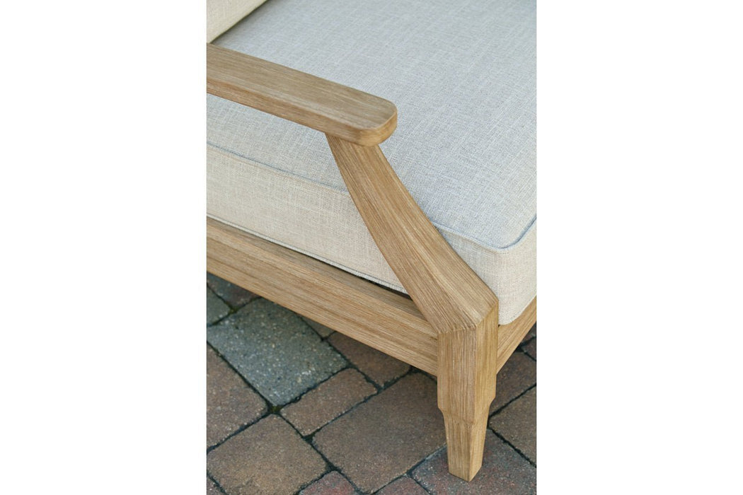 Clare View Beige Lounge Chair with Cushion - Gate FurnitureLounge Chair