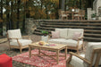 Clare View Beige Loveseat with Cushion - Gate FurnitureLoveseat