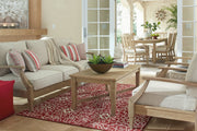 Clare View Beige Sofa with Cushion - Lara FurnitureSofa
