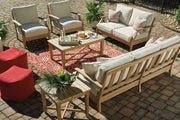 Clare View Beige Sofa with Cushion - Lara FurnitureSofa