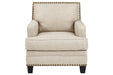 Claredon Linen Chair - Gate FurnitureAccent Chair