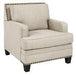 Claredon Linen Chair - Gate FurnitureAccent Chair
