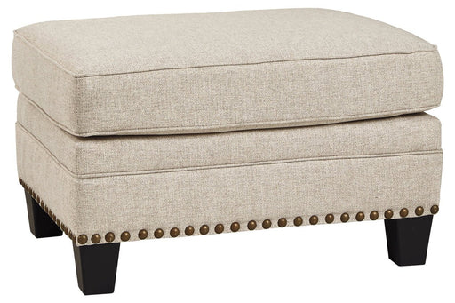 Claredon Linen Ottoman - Gate FurnitureOttoman