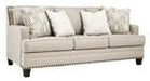 Claredon Linen Sofa - Gate FurnitureSofa