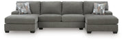 Clarington Greystone 3-Piece Sleeper Sectional with Double Chaise - PC48405S7