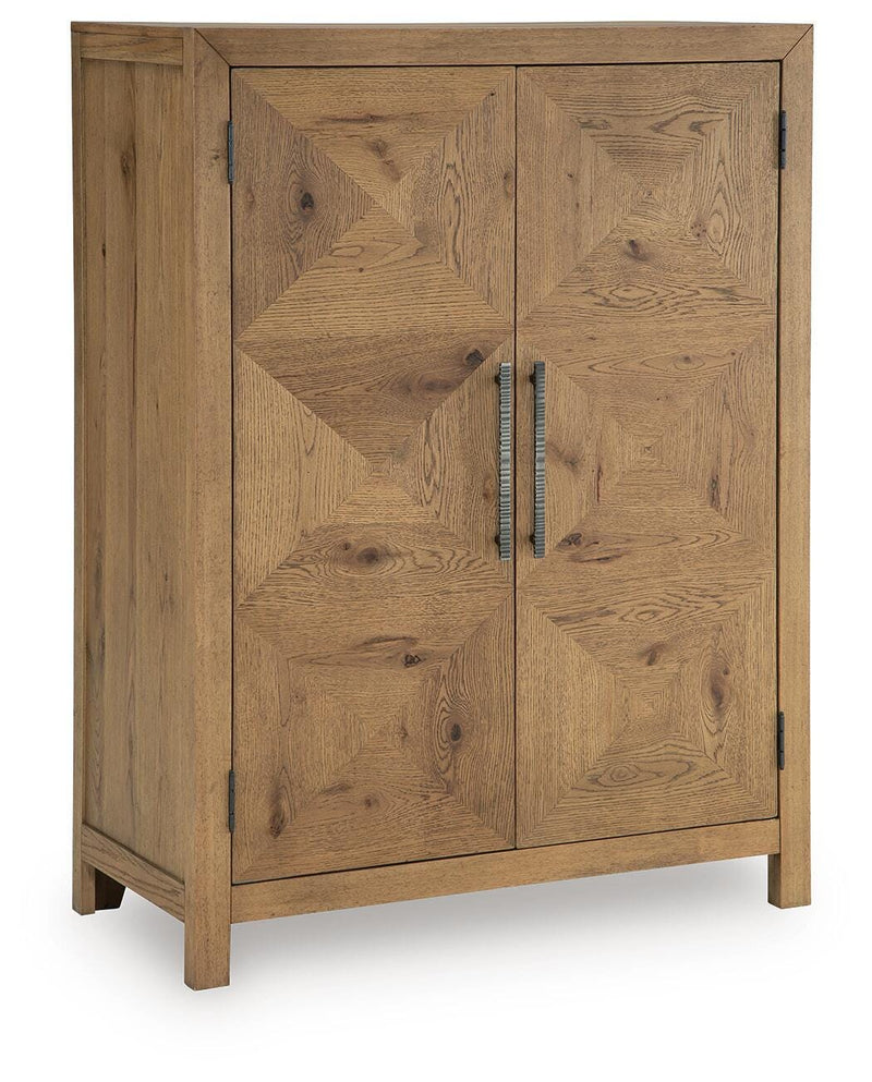 Clayburns Light Brown Bar Cabinet - A4000744
