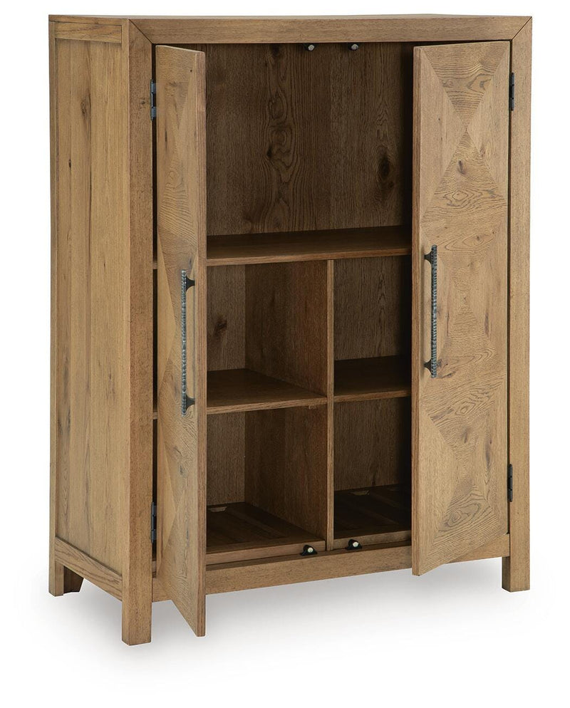 Clayburns Light Brown Bar Cabinet - A4000744