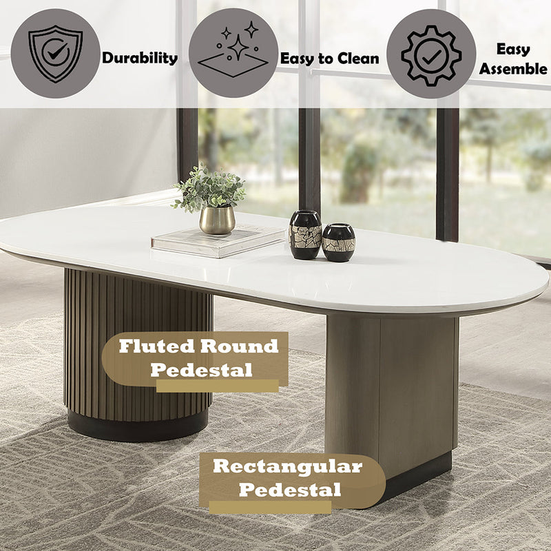 Clayten Coffee Table w/Engineered Top - LV06195