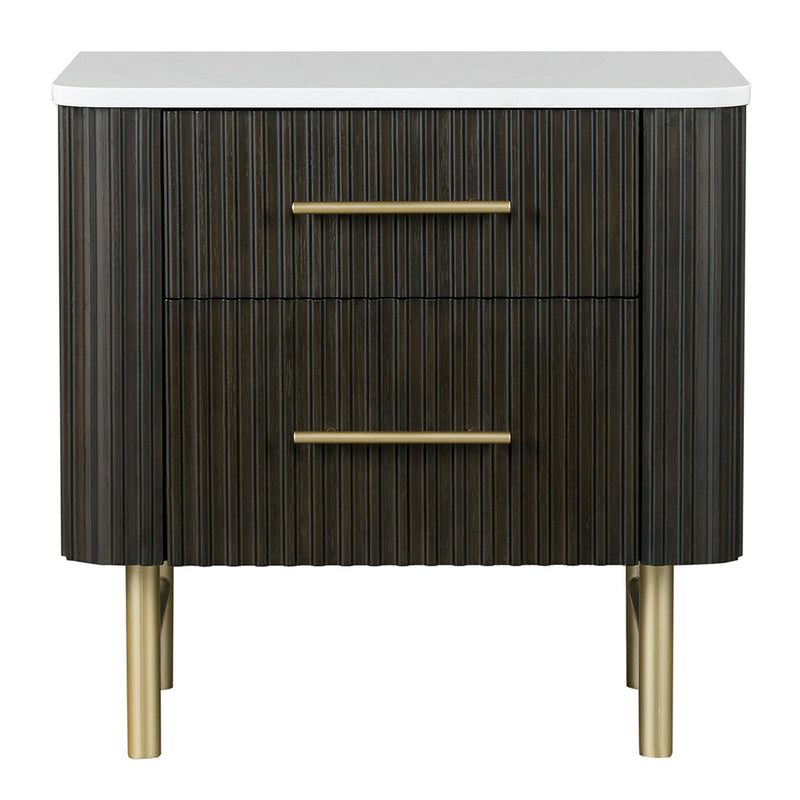 Clayten Nightstand w/Marble Top - BD04093