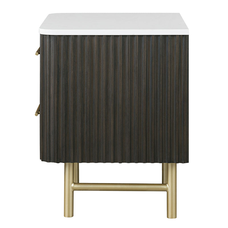 Clayten Nightstand w/Marble Top - BD04093