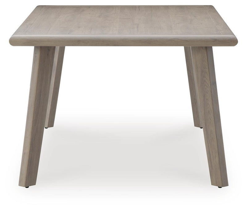 Cliff Trails Outdoor Dining Table and 4 Chairs in Beige - PKG021151