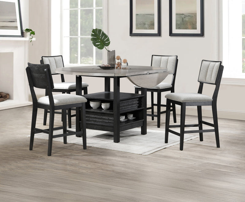 Cline Black/Gray Counter Height Dining Table - Lara FurnitureCounter Height Table