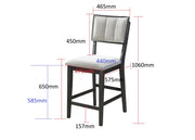 Cline Light Gray Counter Height Dining Set - Lara FurnitureCounter Height Set