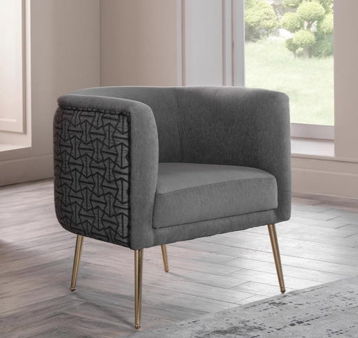 Cloak Accent Armchair (Cloak Grey) - Gate FurnitureLiving Room Chair