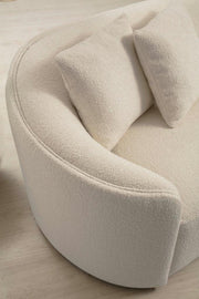 Cloe Ivory Boucle Curved LAF Sectional [ETA: 3/10] - CLOEBOUCLE-SECLAF