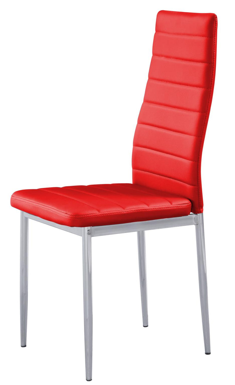 Closeout - Red Dining Table - D302-Table