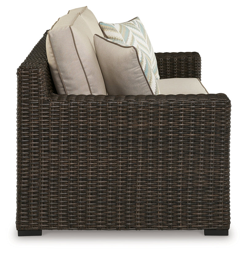 Coastline Bay Outdoor Loveseat with Cushion - P784-835