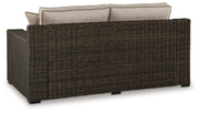 Coastline Bay Outdoor Loveseat with Cushion - P784-835