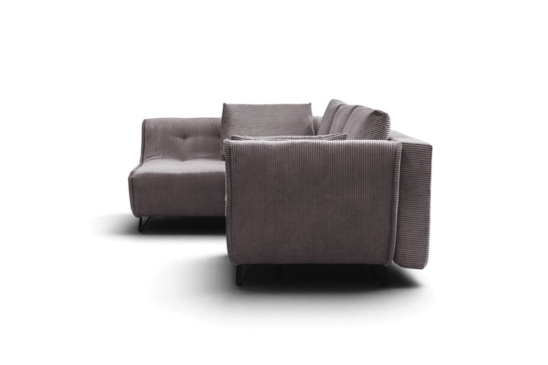 Cocoli Sectional W/ Bed Dark Taupe Set - p14467