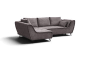Cocoli Sectional W/ Bed Dark Taupe Set - p14467