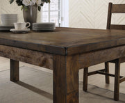 Coleman 7-piece Rectangular Dining Set Rustic Golden Brown - 107041-S7