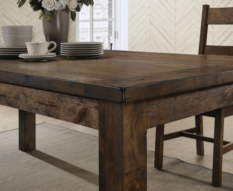Coleman 7-piece Rectangular Dining Set Rustic Golden Brown - 107041-S7
