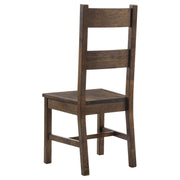 Coleman Dining Side Chair Rustic Golden Brown (Set of 2) - 107042