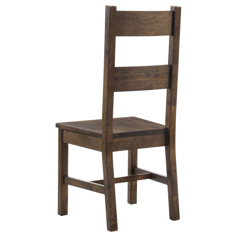Coleman Dining Side Chair Rustic Golden Brown (Set of 2) - 107042