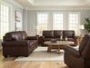 Colleton Dark Brown Leather Living Room Set - Gate FurnitureLiving Room Set