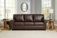 Colleton Dark Brown Leather Living Room Set - Gate FurnitureLiving Room Set