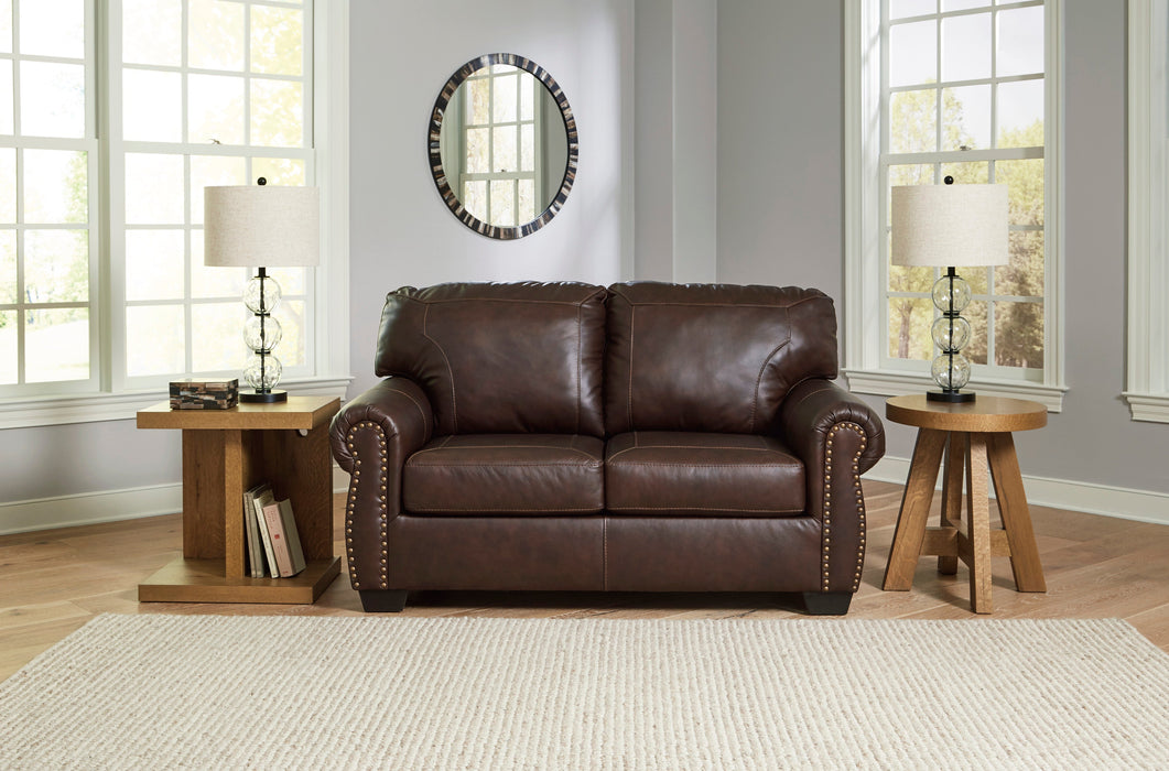 Colleton Dark Brown Leather Living Room Set - Gate FurnitureLiving Room Set