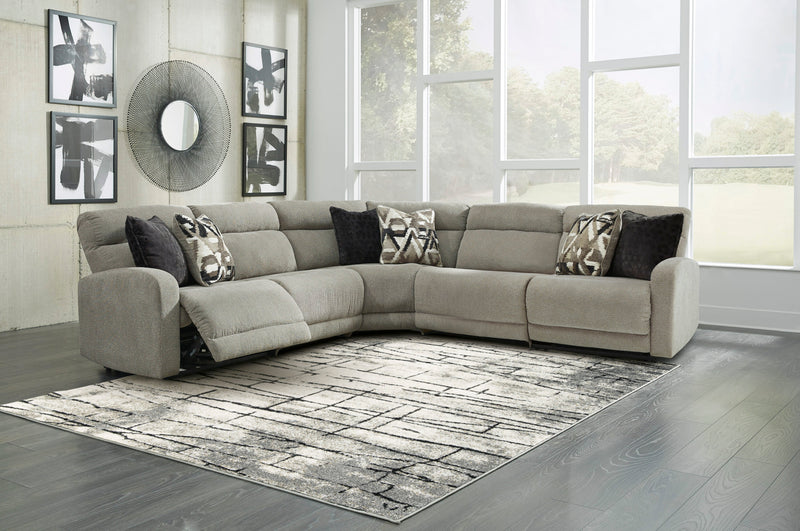 Colleyville Stone Armless Power Recliner 5 Piece Sectional - Gate FurniturePower Recliner