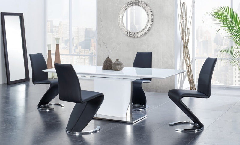 Collier Black Dining Set - Lara FurnitureDining Room Set